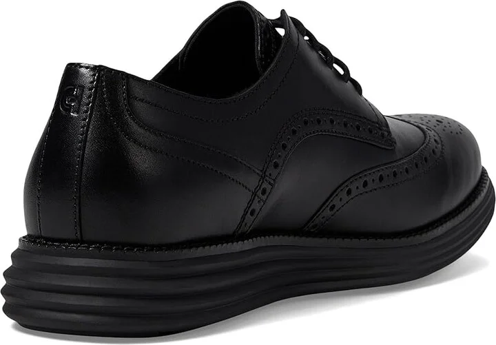 Cole Haan Original Grand Remastered Wing Tip Men's Lace Up Wing Tip Shoes Black/Black : 16 D - Medium, Leather - Image 4