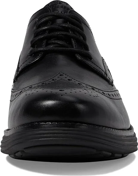 Cole Haan Original Grand Remastered Wing Tip Men's Lace Up Wing Tip Shoes Black/Black : 16 D - Medium, Leather - Image 5