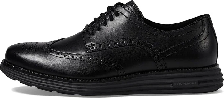 Cole Haan Original Grand Remastered Wing Tip Men's Lace Up Wing Tip Shoes Black/Black : 16 D - Medium, Leather - Image 6