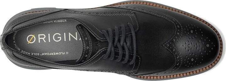 Cole Haan Original Grand Remastered Wing Tip Men's Lace Up Wing Tip Shoes Lava Smoke/Dark Natural/Sea Stone : 10.5 D - Medium, Leather - Image 2