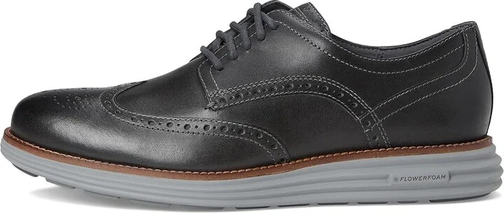 Cole Haan Original Grand Remastered Wing Tip Men's Lace Up Wing Tip Shoes Lava Smoke/Dark Natural/Sea Stone : 10.5 D - Medium, Leather - Image 6