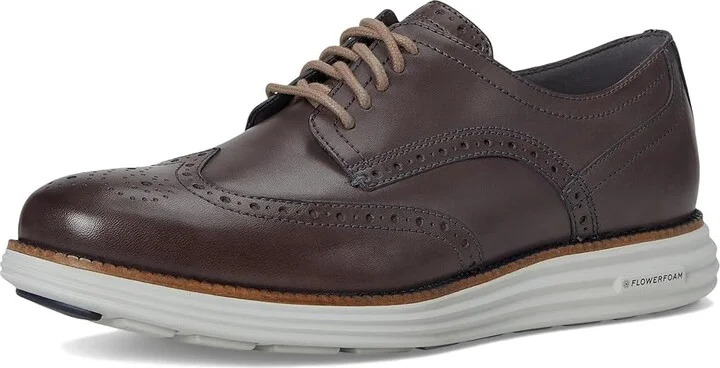 Cole Haan Original Grand Remastered Wing Tip Men's Lace Up Wing Tip Shoes Pavement/Glacier : 10 D - Medium, Leather - Image 5