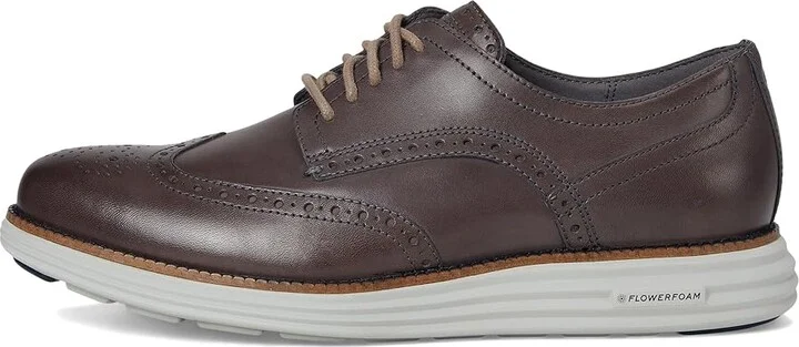 Cole Haan Original Grand Remastered Wing Tip Men's Lace Up Wing Tip Shoes Pavement/Glacier : 10 D - Medium, Leather - Image 6