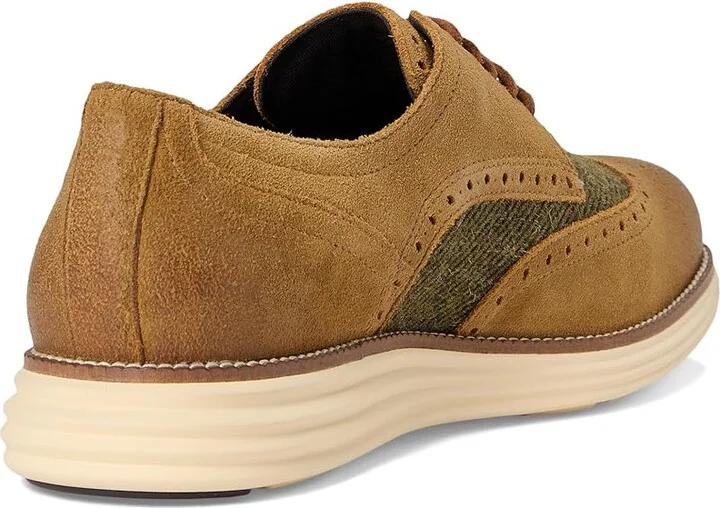 Cole Haan Original Grand Remastered Wing Tip Men's Lace Up Wing Tip Shoes Tweed : 12 D - Medium, Leather - Image 4