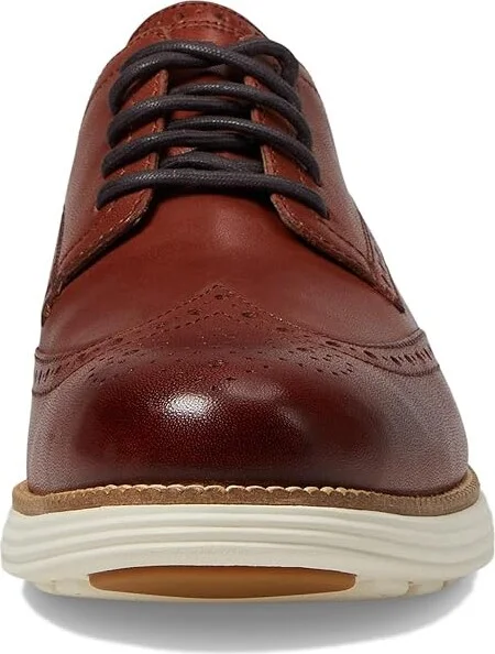Cole Haan Original Grand Remastered Wing Tip Men's Lace Up Wing Tip Shoes Woodbury/Ivory : 7 W - Wide, Leather - Image 5