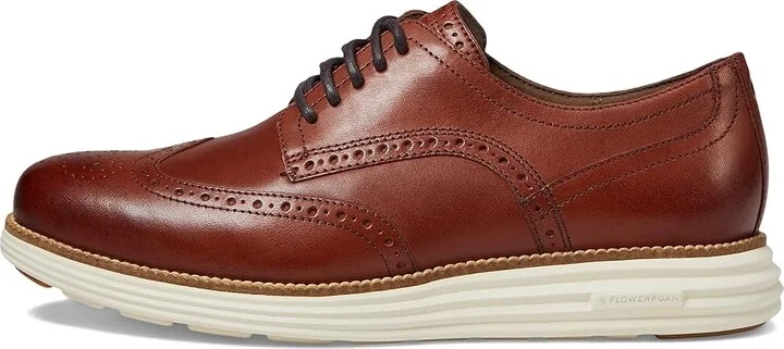 Cole Haan Original Grand Remastered Wing Tip Men's Lace Up Wing Tip Shoes Woodbury/Ivory : 7 W - Wide, Leather - Image 6