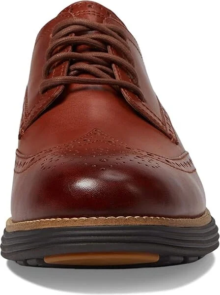 Cole Haan Original Grand Remastered Wing Tip Men's Lace Up Wing Tip Shoes Woodbury/Java : 7 D - Medium, Leather - Image 5