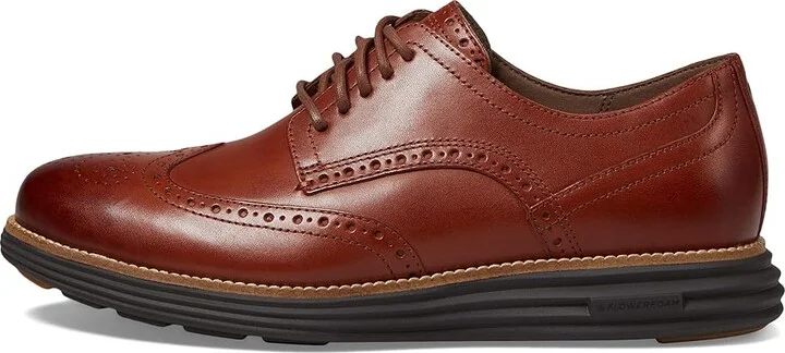 Cole Haan Original Grand Remastered Wing Tip Men's Lace Up Wing Tip Shoes Woodbury/Java : 7 D - Medium, Leather - Image 6