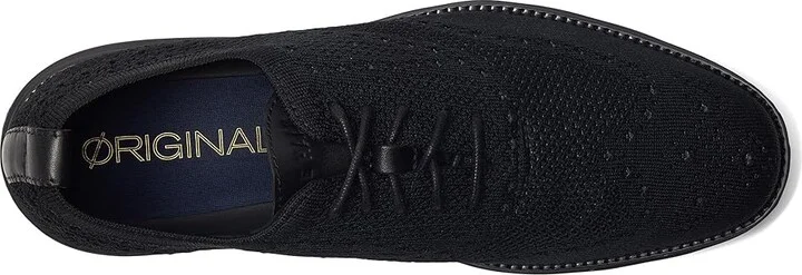 Cole Haan Original Grand Stitchlite Wingtip Oxford Men's Shoes Black/Black : 7.5 D - Medium - Image 3