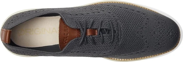 Cole Haan Original Grand Stitchlite Wingtip Oxford Men's Shoes Magnet/Ivory : 10 D - Medium - Image 3