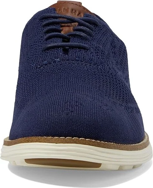 Cole Haan Original Grand Stitchlite Wingtip Oxford Men's Shoes Navy/Ivory : 11.5 D - Medium - Image 6
