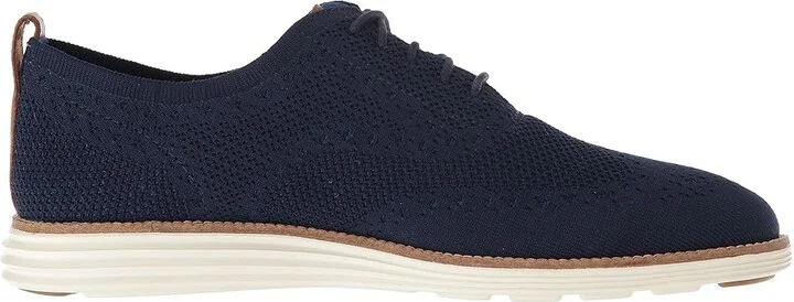 Cole Haan Original Grand Stitchlite Wingtip Oxford Men's Shoes Navy/Ivory : 11.5 D - Medium - Image 8