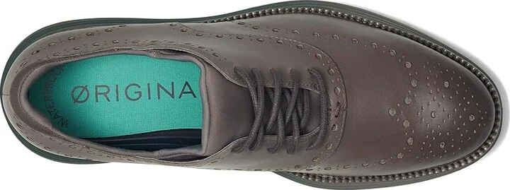 Cole Haan Original Grand Ultra Wingtip Oxford Men's Shoes December Sky/Pavement/N Atlantic : 11 D - Medium, Leather - Image 2