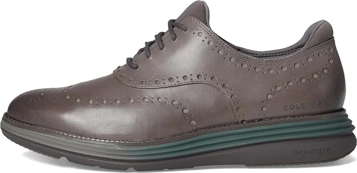 Cole Haan Original Grand Ultra Wingtip Oxford Men's Shoes December Sky/Pavement/N Atlantic : 11 D - Medium, Leather - Image 6