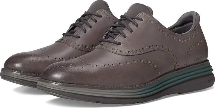 Cole Haan Original Grand Ultra Wingtip Oxford Men's Shoes December Sky/Pavement/N Atlantic : 11 D - Medium, Leather
