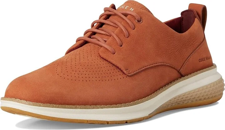 Cole Haan Originalgrand Energy Weave Plain Toe Oxford Men's Lace-up Boots Auburn Nubuck/Ivory/Gum : 7 D - Medium, Leather - Image 5