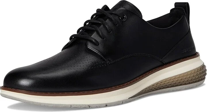 Cole Haan Originalgrand Energy Weave Plain Toe Oxford Men's Lace-up Boots Black/Ivory/Paloma : 9 D - Medium, Leather - Image 5