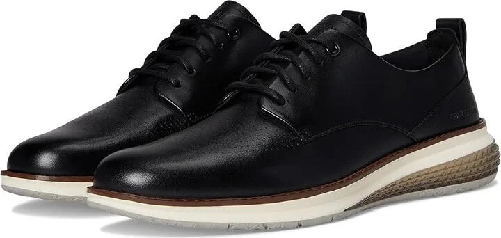 Cole Haan Originalgrand Energy Weave Plain Toe Oxford Men's Lace-up Boots Black/Ivory/Paloma : 9 D - Medium, Leather