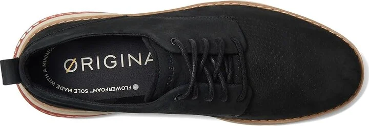 Cole Haan Originalgrand Energy Weave Plain Toe Oxford Men's Lace-up Boots Black Nubuck/Picante : 12 D - Medium, Leather - Image 2