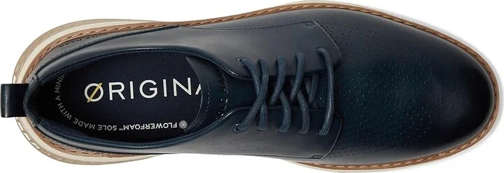 Cole Haan Originalgrand Energy Weave Plain Toe Oxford Men's Lace-up Boots Navy Blazer/Ivory/Dark Gum : 9 D - Medium, Leather - Image 2