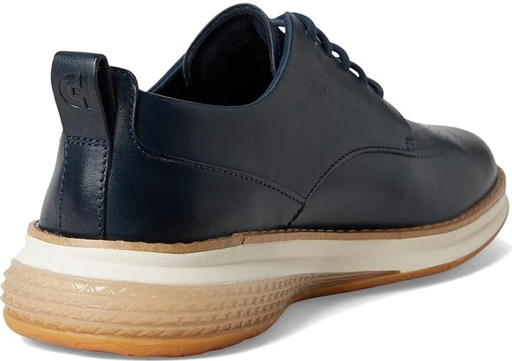 Cole Haan Originalgrand Energy Weave Plain Toe Oxford Men's Lace-up Boots Navy Blazer/Ivory/Dark Gum : 9 D - Medium, Leather - Image 4
