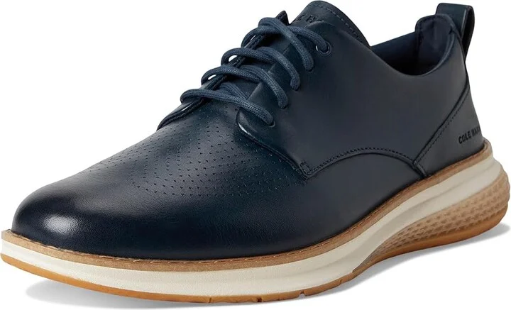 Cole Haan Originalgrand Energy Weave Plain Toe Oxford Men's Lace-up Boots Navy Blazer/Ivory/Dark Gum : 9 D - Medium, Leather - Image 5