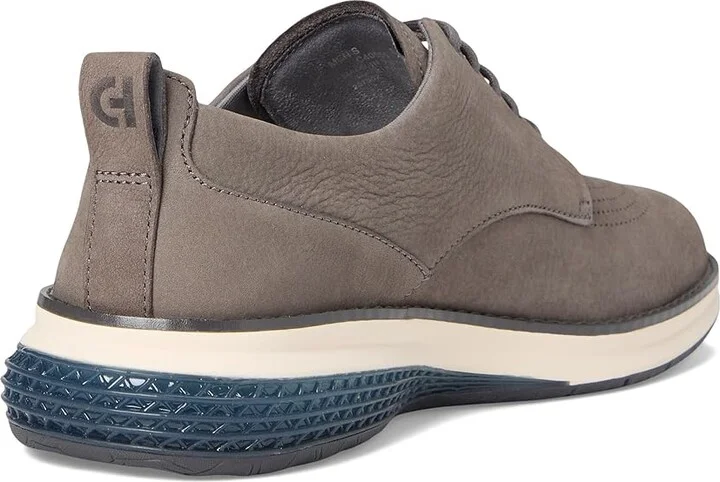 Cole Haan Originalgrand Energy Weave Plain Toe Oxford Men's Lace-up Boots Storm Cloud Nubuck/Indian Teal/Ivory : 10 W - Wide, Leather - Image 4