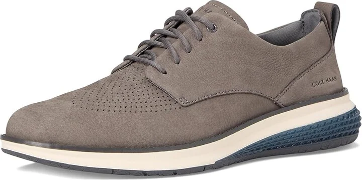 Cole Haan Originalgrand Energy Weave Plain Toe Oxford Men's Lace-up Boots Storm Cloud Nubuck/Indian Teal/Ivory : 10 W - Wide, Leather - Image 5