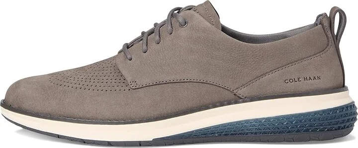 Cole Haan Originalgrand Energy Weave Plain Toe Oxford Men's Lace-up Boots Storm Cloud Nubuck/Indian Teal/Ivory : 10 W - Wide, Leather - Image 6