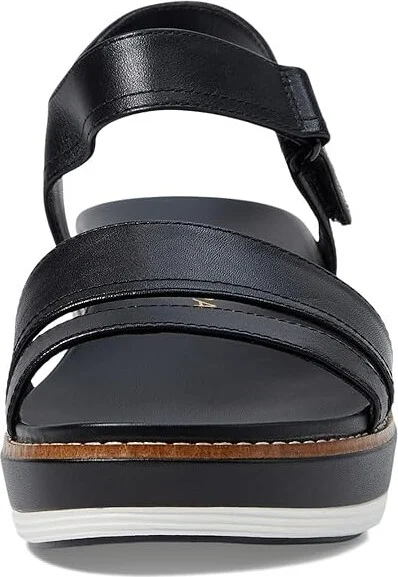 Cole Haan Originalgrand Peyton Flatform Women's Sandals Black/Black : 7 B - Medium, Leather - Image 2