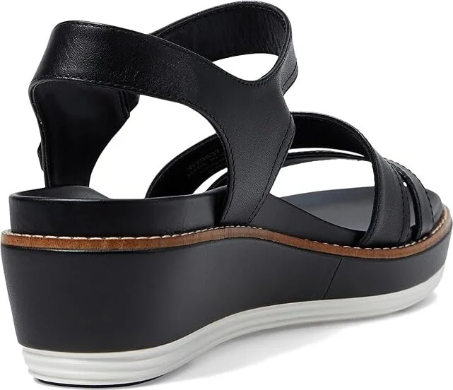 Cole Haan Originalgrand Peyton Flatform Women's Sandals Black/Black : 7 B - Medium, Leather - Image 4
