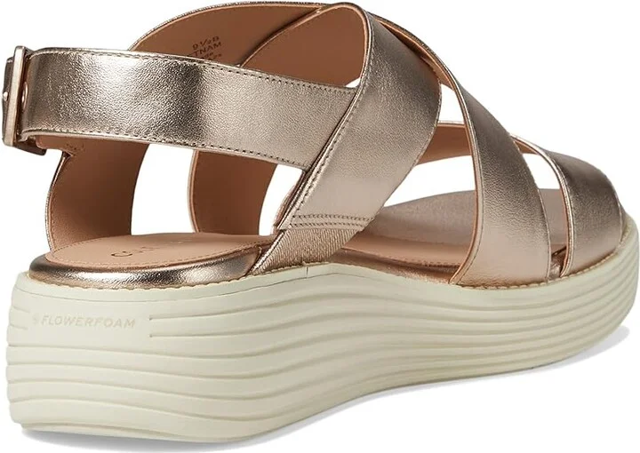 Cole Haan Originalgrand Platform Sandal Women's Sandals Rose Gold Talca/Ivory : 8 B - Medium, Leather - Image 4