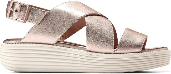 Cole Haan Originalgrand Platform Sandal Women's Sandals Rose Gold Talca/Ivory : 8 B - Medium, Leather - Image 7