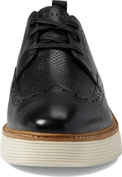Cole Haan Originalgrand Platform Wing Tip Oxford Women's Shoes Black/Ivory : 10 B - Medium, Leather - Image 5