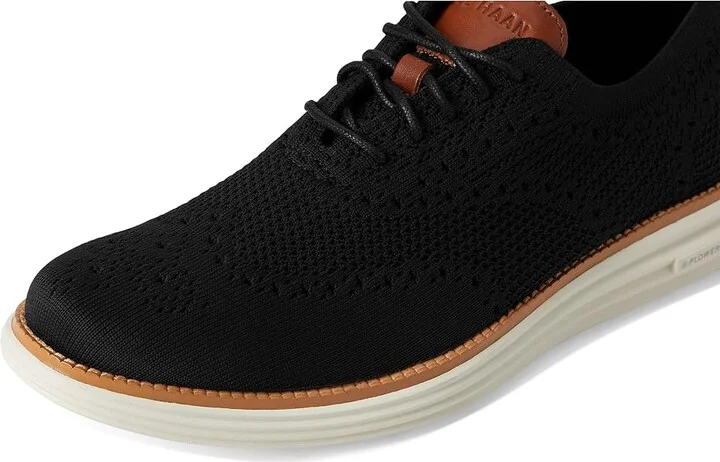 Cole Haan Originalgrand Remastered Stitchlite Oxford Men's Lace-up Boots Black/British Tan/Silver Lining : 9 D - Medium, Leather - Image 7
