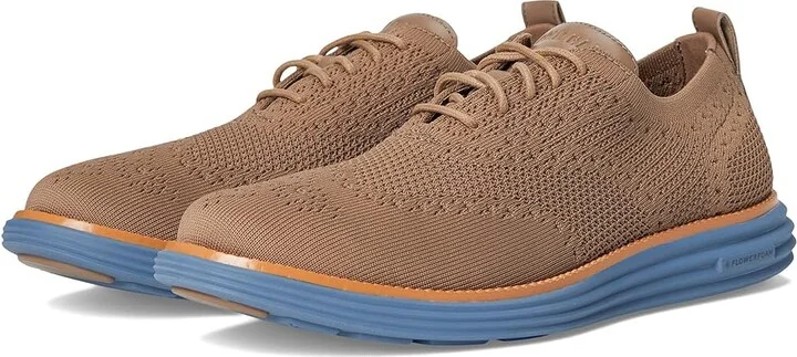 Cole Haan Originalgrand Remastered Stitchlite Oxford Men's Lace-up Boots Irish Coffee/China Blue : 10 D - Medium, Leather