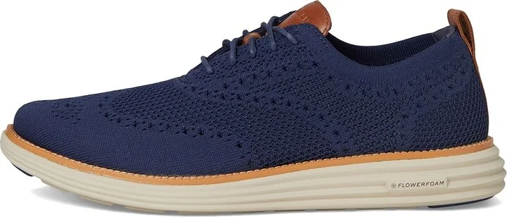 Cole Haan Originalgrand Remastered Stitchlite Oxford Men's Lace-up Boots Marine Blue/British Tan/Silver Lining : 9.5 D - Medium, Leather - Image 6