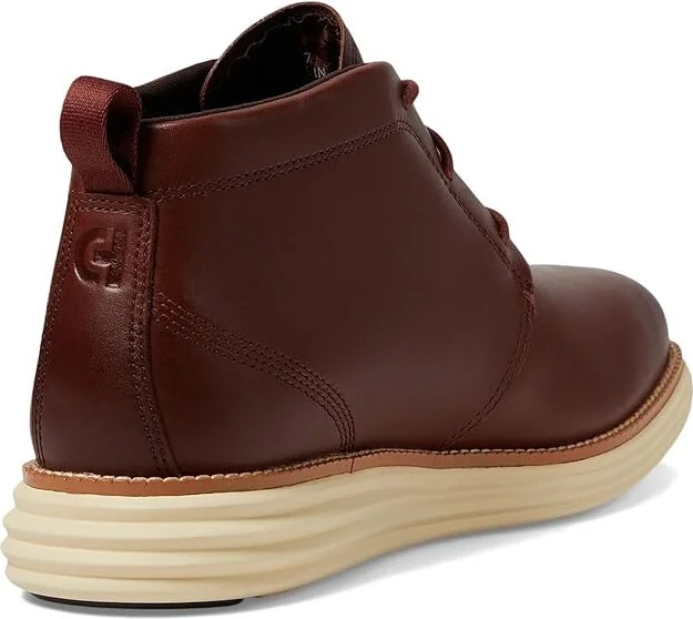 Cole Haan Originalgrand Remastered Waterproof Chukka Boots Men's Boots Scotch/Alabaster : 8 D - Medium, Leather - Image 4