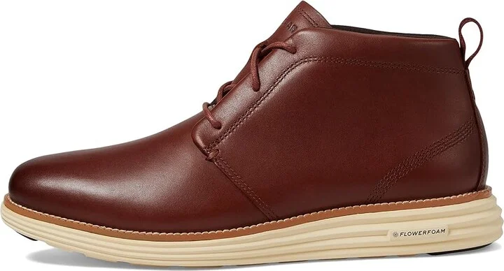 Cole Haan Originalgrand Remastered Waterproof Chukka Boots Men's Boots Scotch/Alabaster : 8 D - Medium, Leather - Image 6