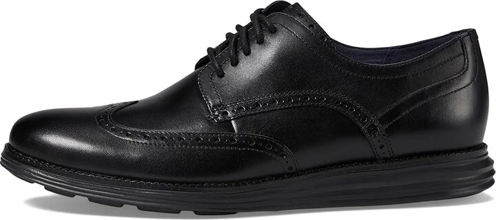 Cole Haan Originalgrand Shortwing Oxford Men's Shoes Black/Black : 9.5 D - Medium, Leather/Nubuck - Image 7