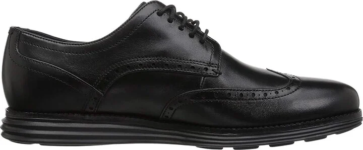Cole Haan Originalgrand Shortwing Oxford Men's Shoes Black/Black : 9.5 D - Medium, Leather/Nubuck - Image 8