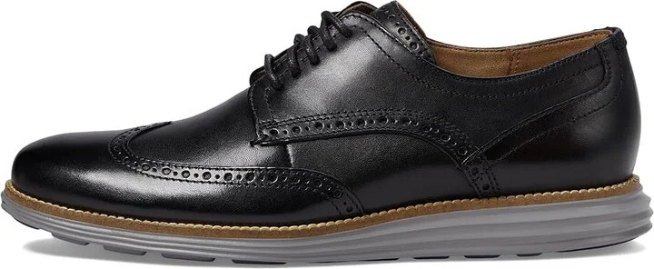 Cole Haan Originalgrand Shortwing Oxford Men's Shoes Black Leather/Ironstone : 7.5 W - Wide, Leather/Nubuck - Image 7