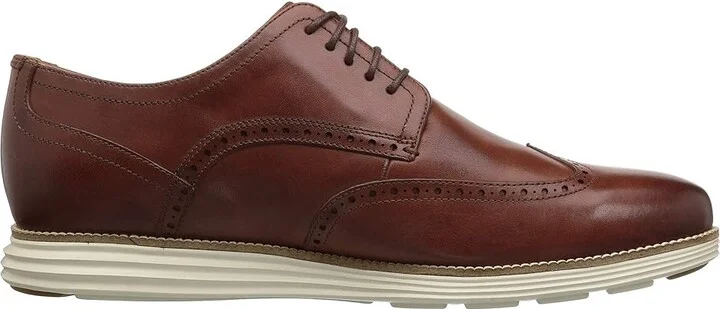 Cole Haan Originalgrand Shortwing Oxford Men's Shoes Woodbury Leather/Ivory : 10 D - Medium, Leather/Nubuck - Image 8