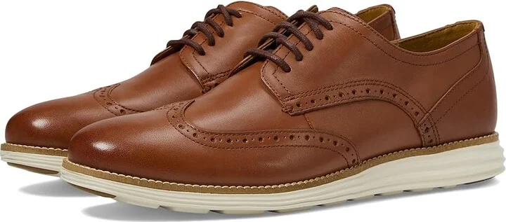 Cole Haan Originalgrand Shortwing Oxford Men's Shoes Woodbury Leather/Ivory : 10 D - Medium, Leather/Nubuck