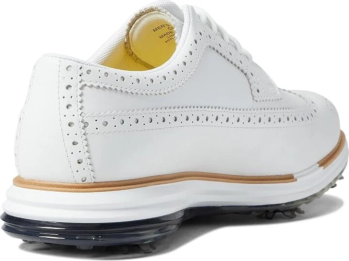 Cole Haan Originalgrand Tour Golf Waterproof Men's Shoes Optic White/Natural : 10 D - Medium, Synthetic - Image 4