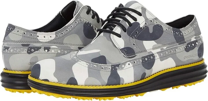 Cole Haan Originalgrand Wing Golf Oxford Men's Shoes Gray : 10 D - Medium, Synthetic