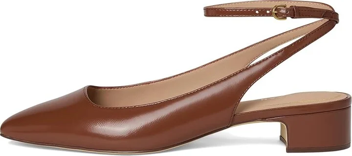 Cole Haan Paden Ankle Strap Pumps High Women's Heels Dark Cuoio Box Leather : 11 B - Medium - Image 6