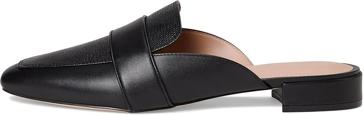 Cole Haan Pasha Mules Women's Flat Shoes Black Leather/Lizard : 8 B - Medium, Leather/Rubber - Image 6