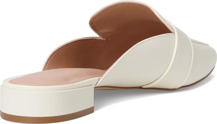 Cole Haan Pasha Mules Women's Flat Shoes Ivory Leather/Ivory Lizard Print Leather : 7 B - Medium, Leather/Rubber - Image 4