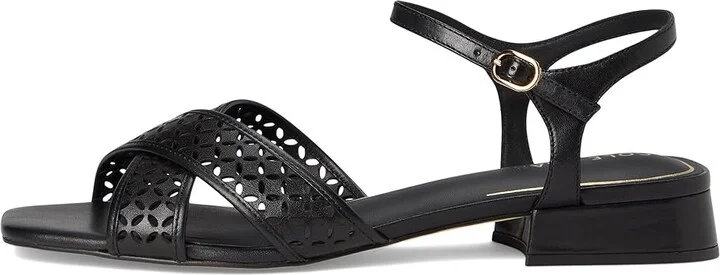 Cole Haan Patie Sandals Women's Sandals Black Perforated Leather : 5.5 B - Medium - Image 6
